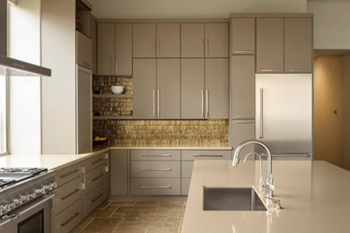 Example of a trendy kitchen design in Phoenix
