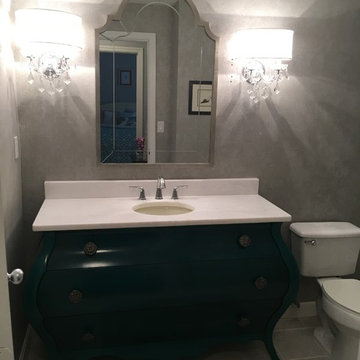 Glam Bedroom & Bathroom