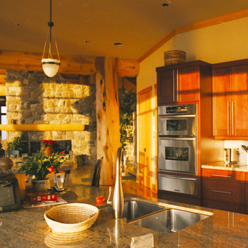Okanagan Post and Beam Log Home