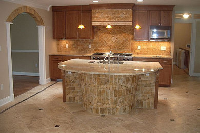 Inspiration for a mediterranean kitchen remodel in Atlanta