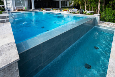 Inspiration for a craftsman pool remodel in Jacksonville