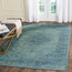 Safavieh Vintage Collection VTG112 Rug, Turquoise/Multi, 6' Square