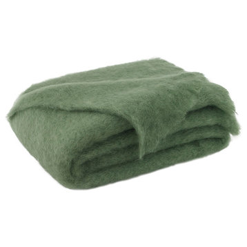 Mohair Throws, Olive