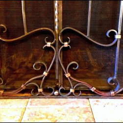 french style metal gate - Indoor Fireplaces