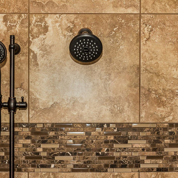 His/Her master shower & bathroom