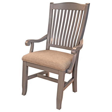 A-America Furniture Port Townsend Slatback Upholstered Arm Chair