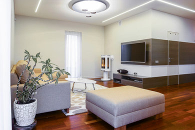 This is an example of a medium sized contemporary living room in Other.