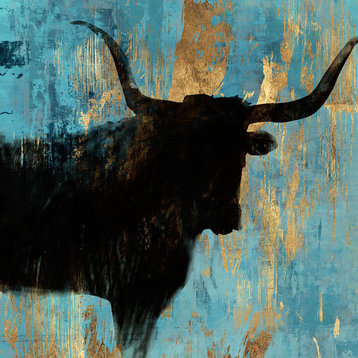 Bison I Fine Art Giant Canvas Print, 54"x54"