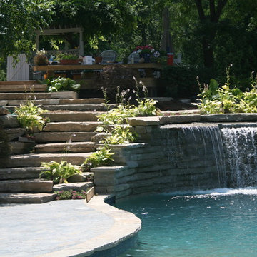 Water Fall Pool Brighton MI