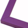 Narrow Flat Purple Picture Frame, Solid Wood, 14"x14"