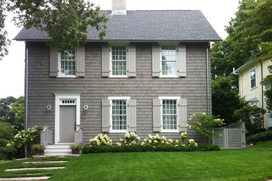 Inspiration for a timeless exterior home remodel in New York