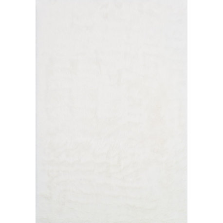 Loloi Danso Shag Machine Made Da-04 Ivory 5'-0" X 7'-6" Rectangle
