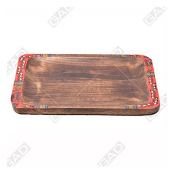 AUBURN WOODEN TRAY - Serving Trays