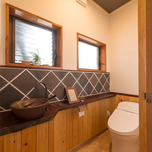 他の地域の和風のおしゃれなトイレ・洗面所の写真