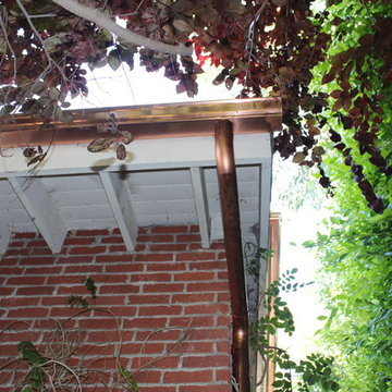Seamless Copper Rain Gutters in Los Angeles