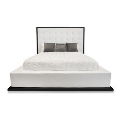 Milano Black Oak Bed - Bedroom Furniture