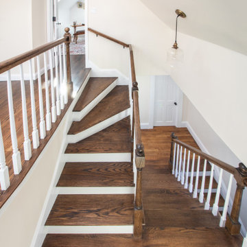 Staircase to reimagined attic