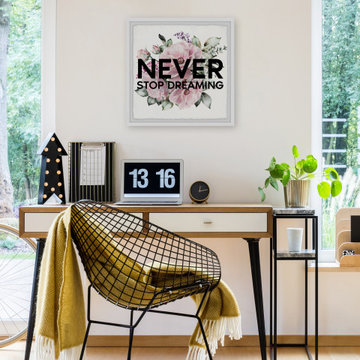 "Never Stop Dreaming III" Framed Painting Print