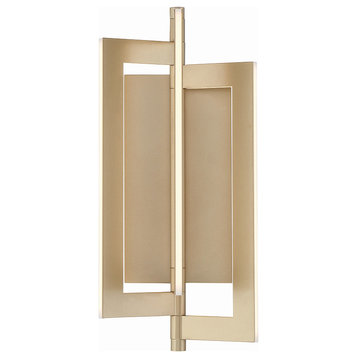 Livra 1-Light LED Wall Sconce in Gold