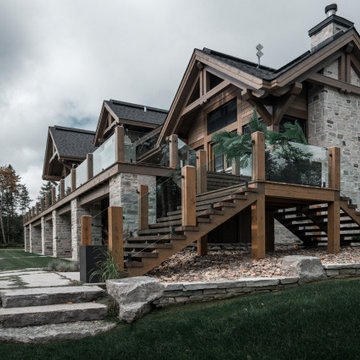 Timber frame - St-Donat