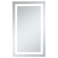 Elegant MRE-6004 Led Hardwired Mirror Rectangle W24H40 Dimmable 5000K