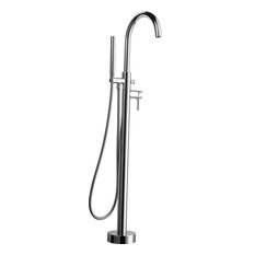 Freestanding Floor Mount Bathtub/Tub Filler, Chrome