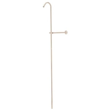 Kingston Brass Shower Riser and Wall Support, Brushed Nickel