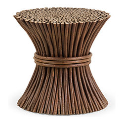 La Lune Collection - Rustic Pedestal Table #3354 by La Lune Collection - Side Tables And End Tables
