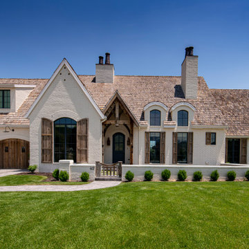 White Brick and Wood Home | Utah