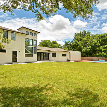 ATX Modern home - Reclaimed Ivory White Oak