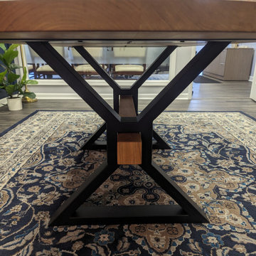 Engraved Cherry Hardwood Conference Table