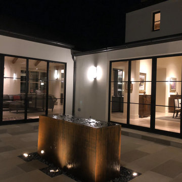 Mid -Town Modern Home Tulsa , OK. Interior Lighting