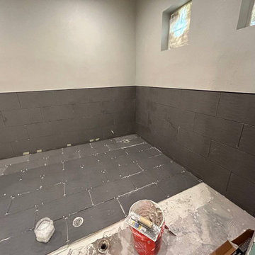 Commercial restroom remodeling