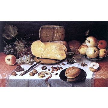 Floris Claesz Van Dijck Still-Life With Fruit Nuts and Cheese Wall Decal