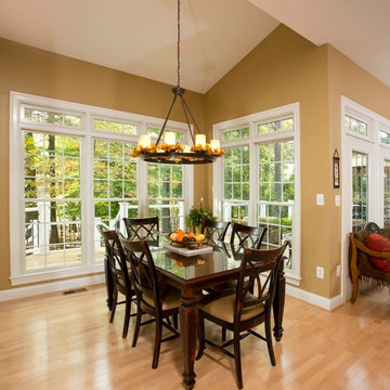 A Love of the Outdoors Inspires New Deck and Patio Design in Chantilly, Virginia
