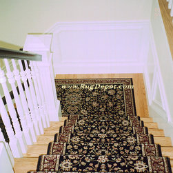 KAS Platinum Black - Red - Area Rugs