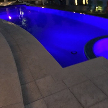 Florida Residence Waterline, Step markers, and Spa