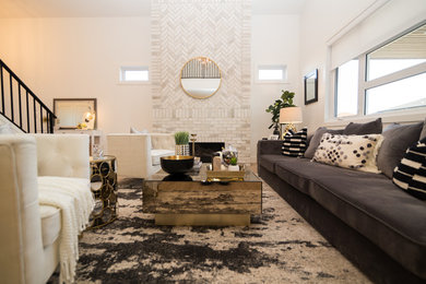Trendy living room photo in Other