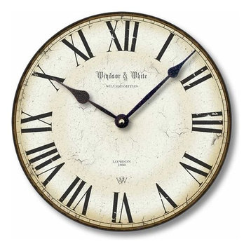 Vintage-Style Roman Numeral Clock