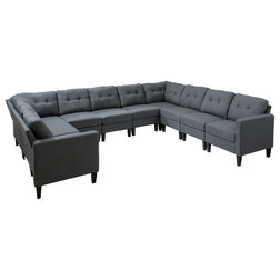 Transitional Sectional Sofas by GDFStudio