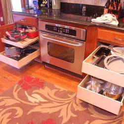 Slide Out Shelves - Kitchen Drawer Organizers