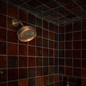 Classic Meets Modern: Elegant Bathroom in Dark Textures in Washington, D.C