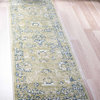 Contemporary Allegory Runner 2'0"x6' Moss Area Rug