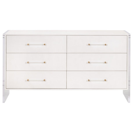 Sonia Shagreen 6-Drawer Double Dresser