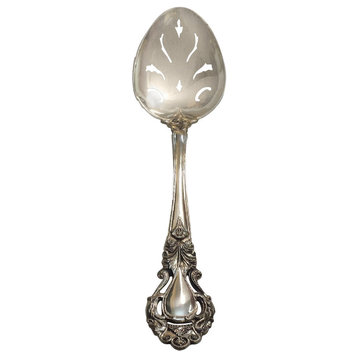 Kirk Stieff Sterling Silver Royal Dynasty Pierced Table Spoon