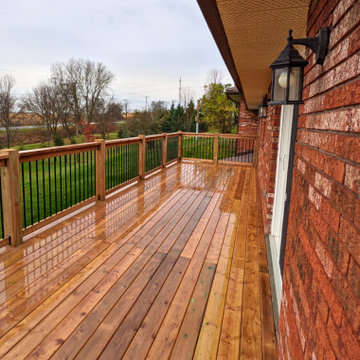 Large Second Story Walkout Deck