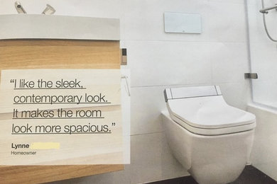Bathroom - modern bathroom idea in Denver