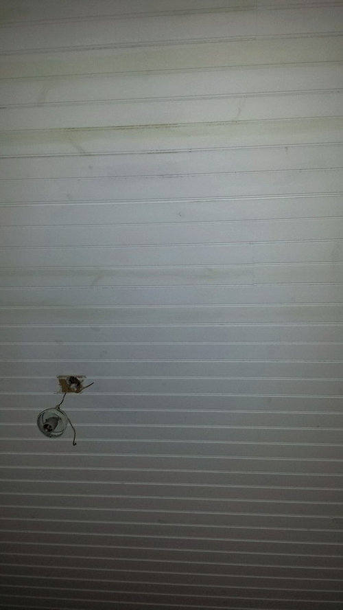 HELP! Beadboard ceiling yellowing!