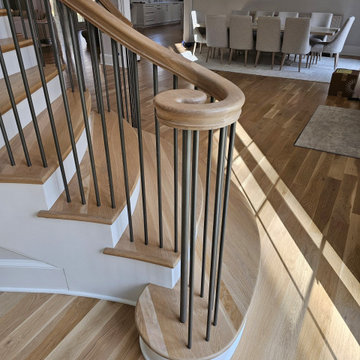 Project #116 | Elegant Curved Staircase