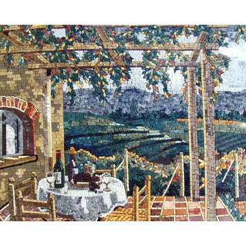 Mosaic Art For Sale, Villaggio Italiano, 24"x35"